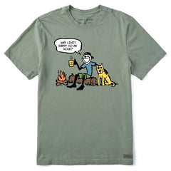 Men's Jake and Rocket Happy Hour Comic Short Sleeve Tee