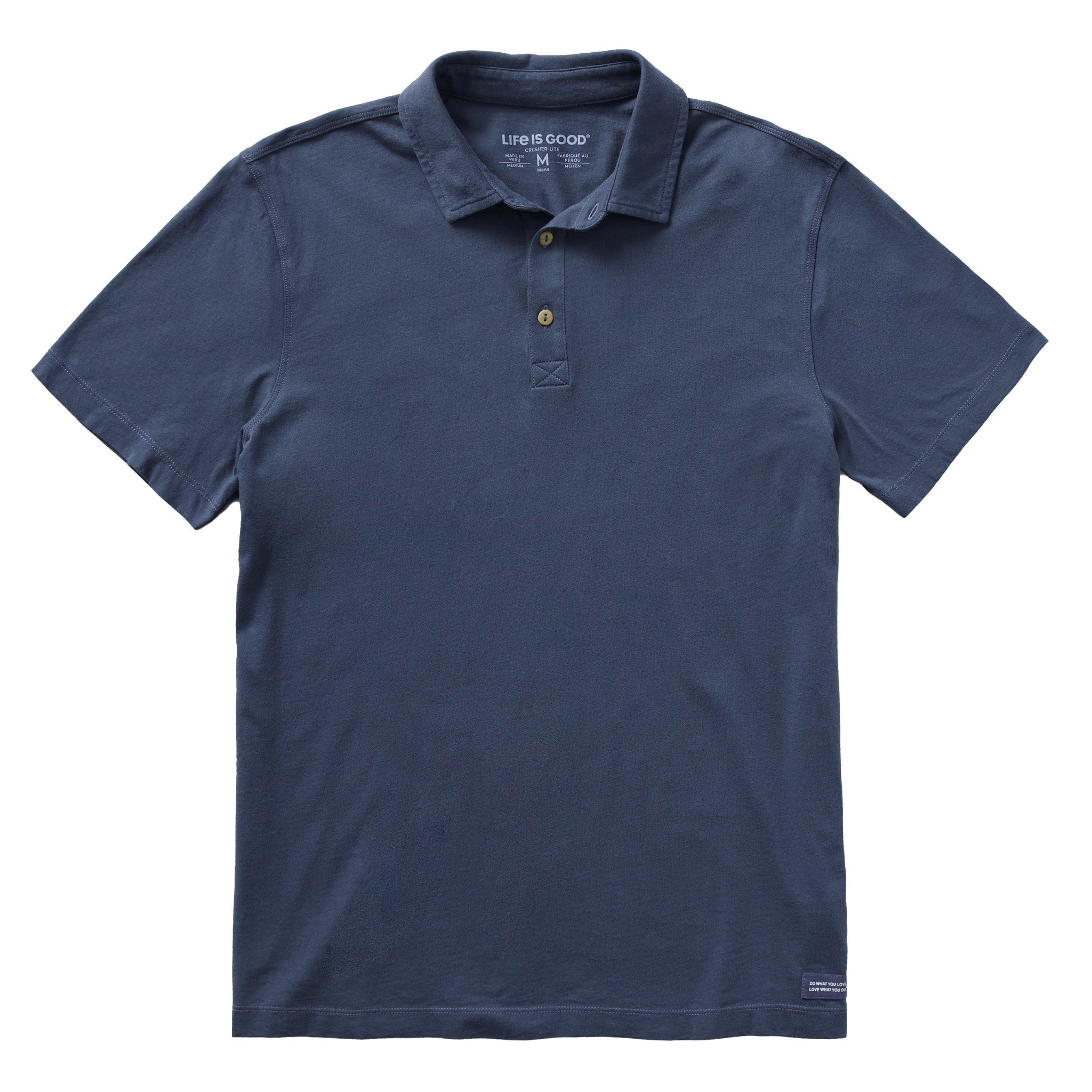 Men's Solid Short Sleeve Crusher-LITE Polo