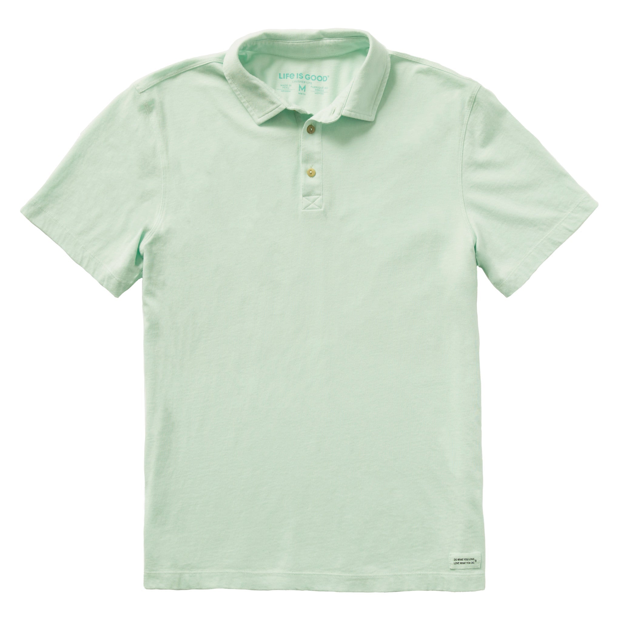 Men's Solid Short Sleeve Crusher-LITE Polo